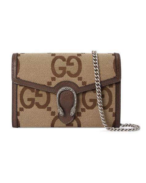 gucci beige gg dionysus wallet chain bag|gucci wallet with chain strap.